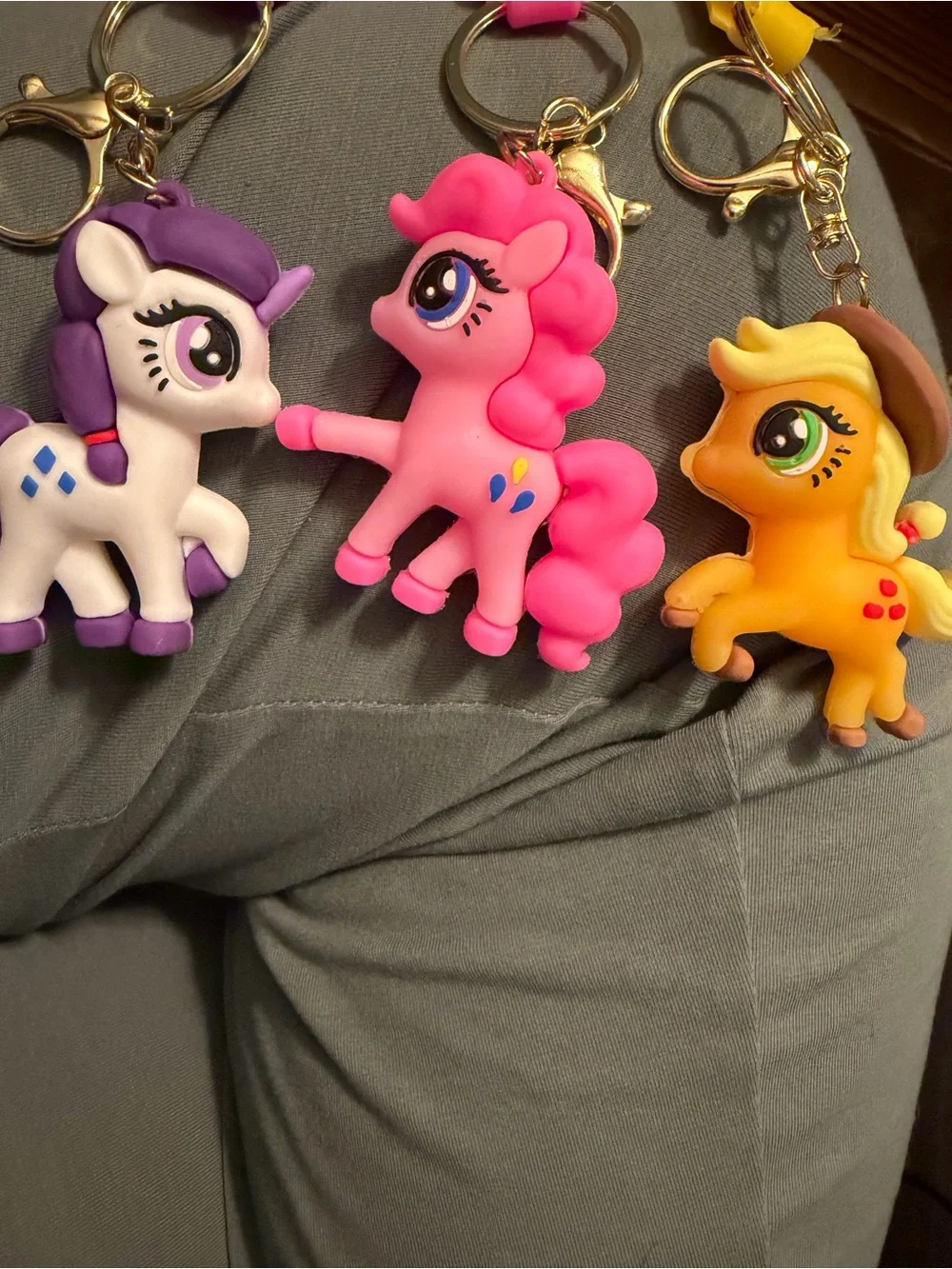 Cute Pony Keychain set of 3